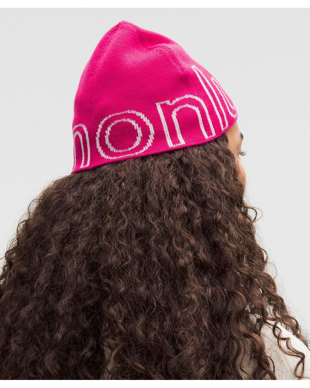 lululemon Wordmark Merino Wool Skull Beanie in Pink | Lyst display picture 1