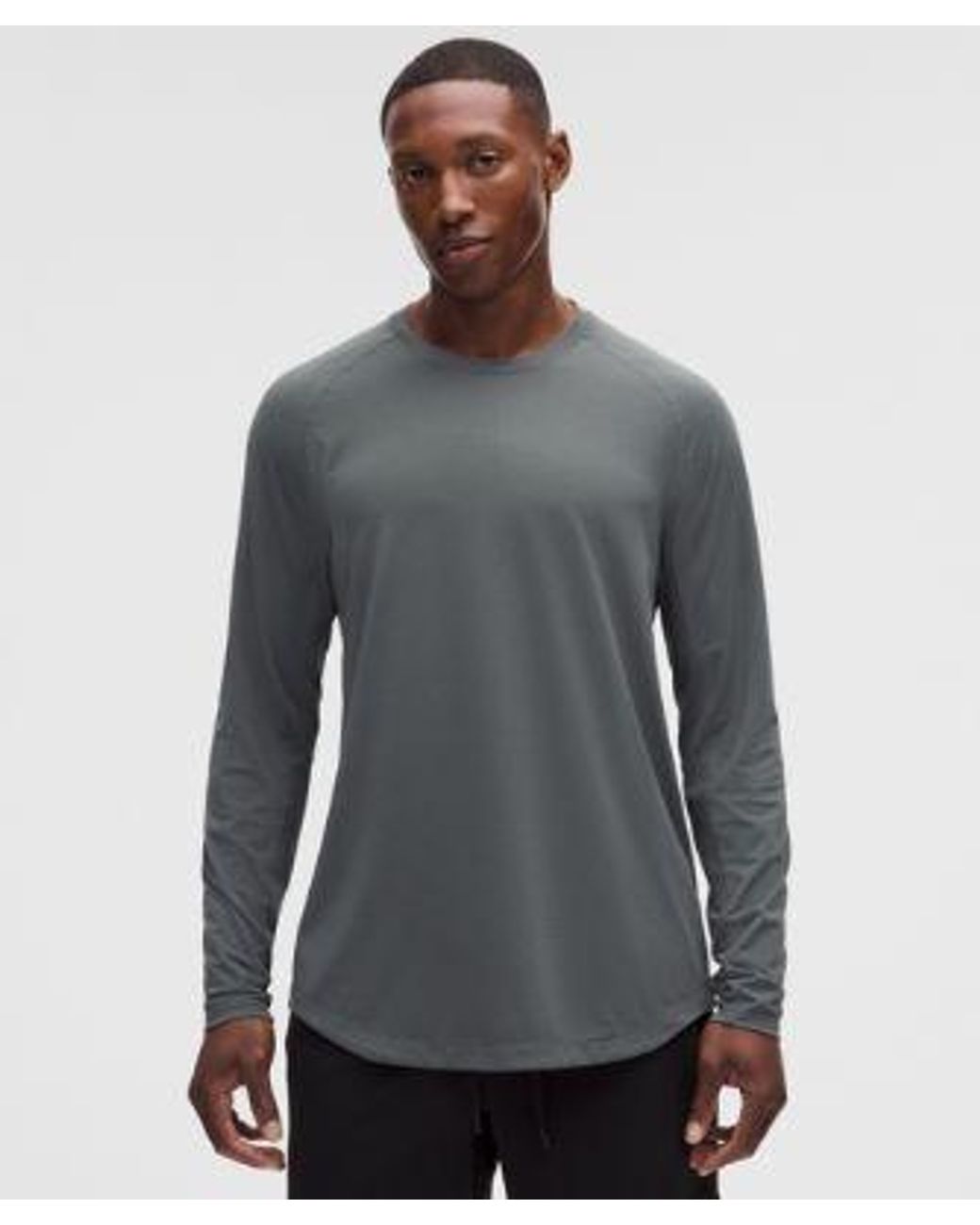 lululemon athletica Gray – License To Train Long-Sleeve Shirt – – Size Large for men