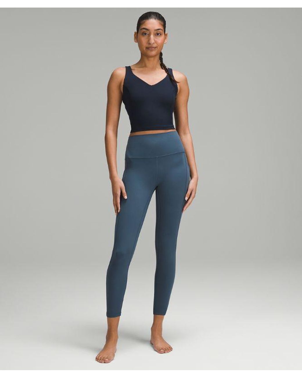lululemon athletica Blue Aligntm Tank Top Light Support, C/d Cup