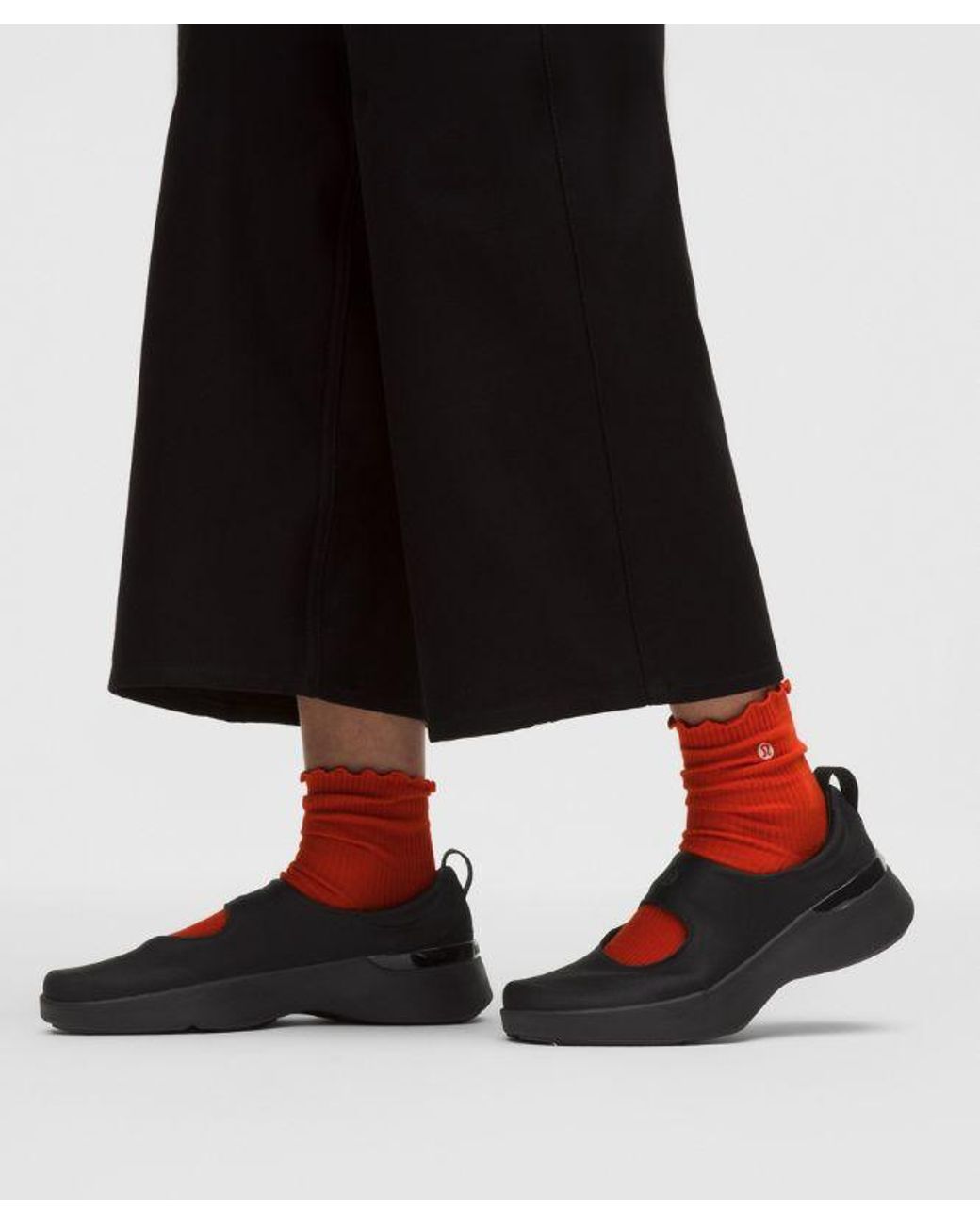 lululemon athletica Black Mary Train Sneaker