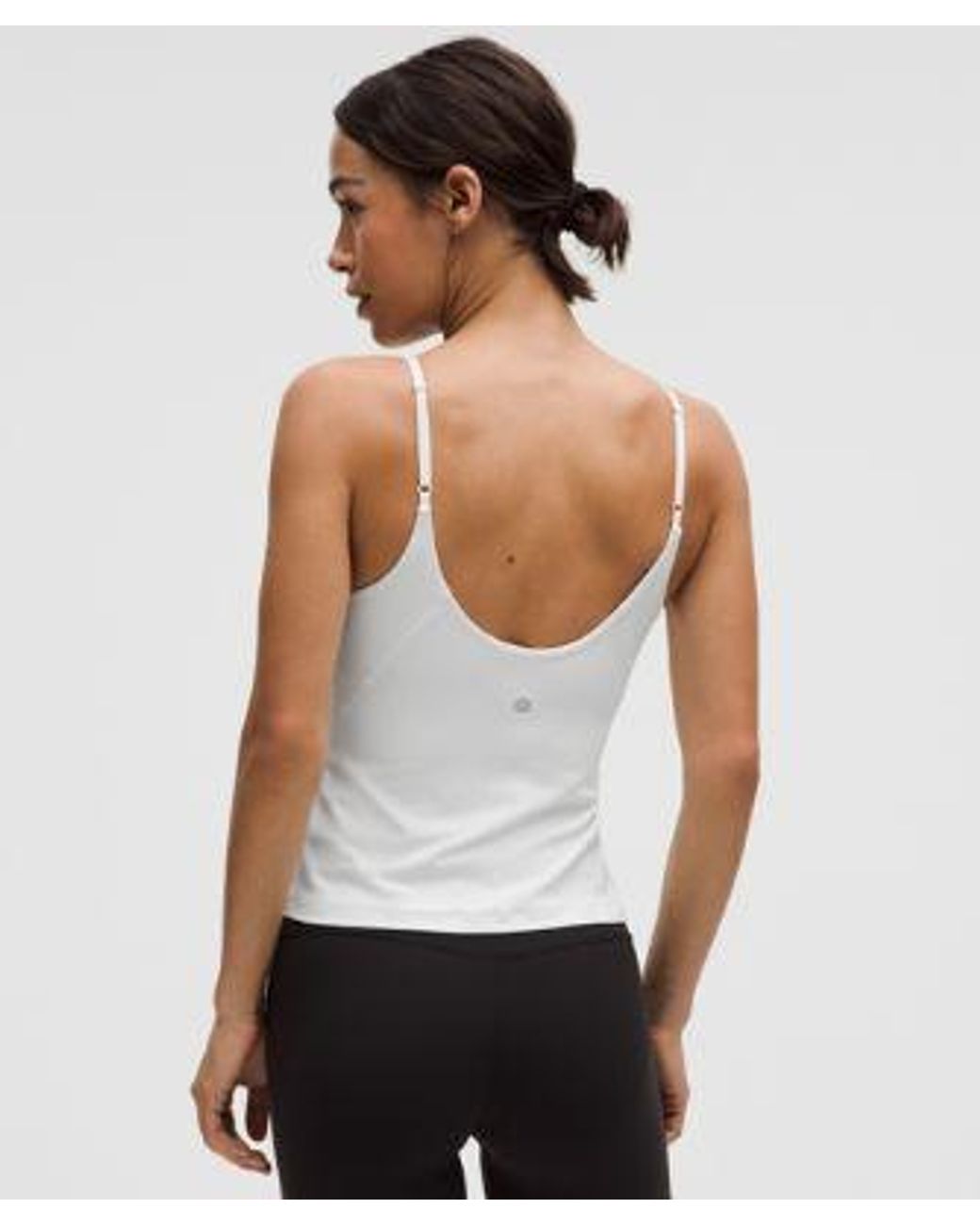 lululemon athletica White Align Waist-Length Cami Tank Top