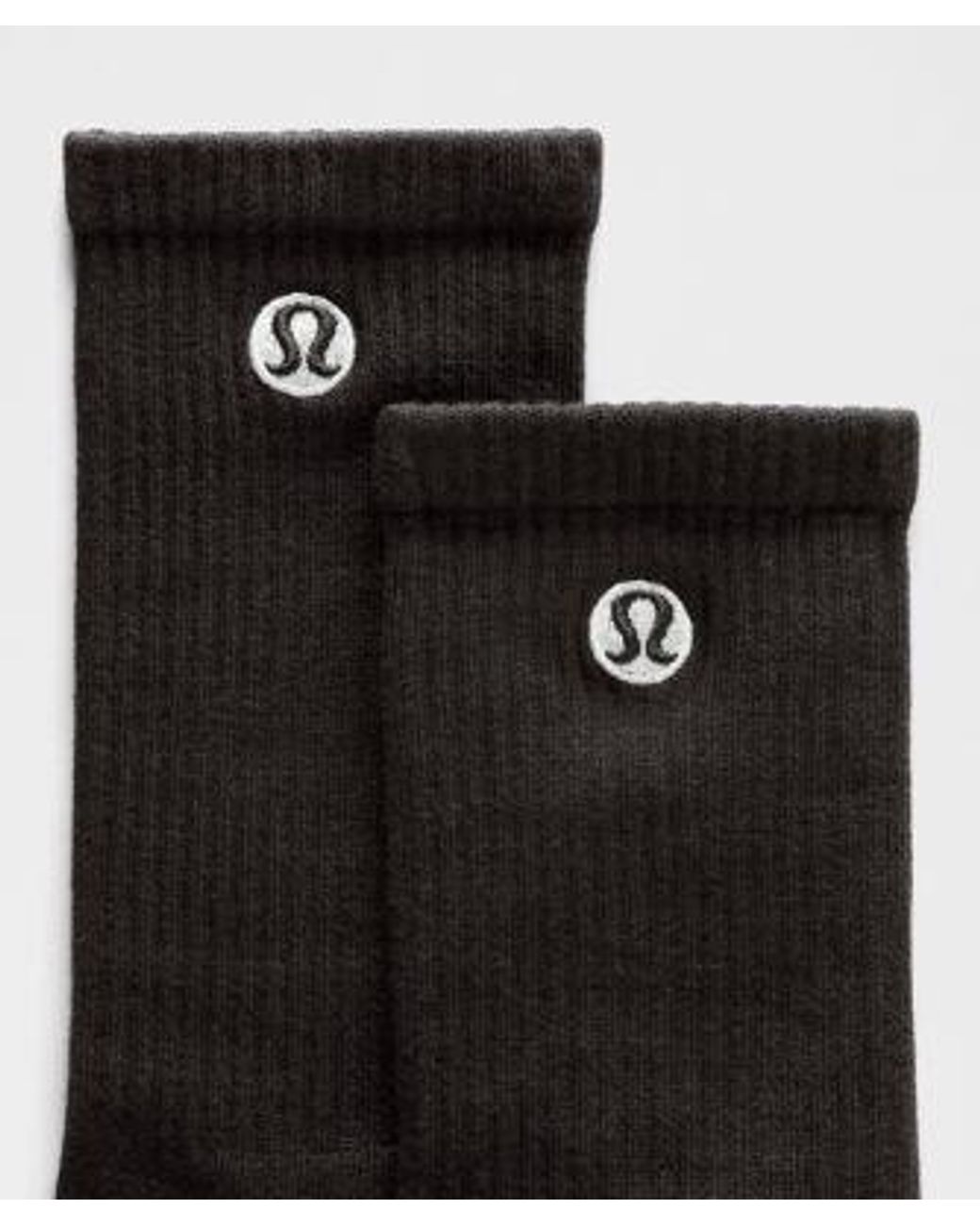 lululemon athletica Black Daily Essential Crew Socks