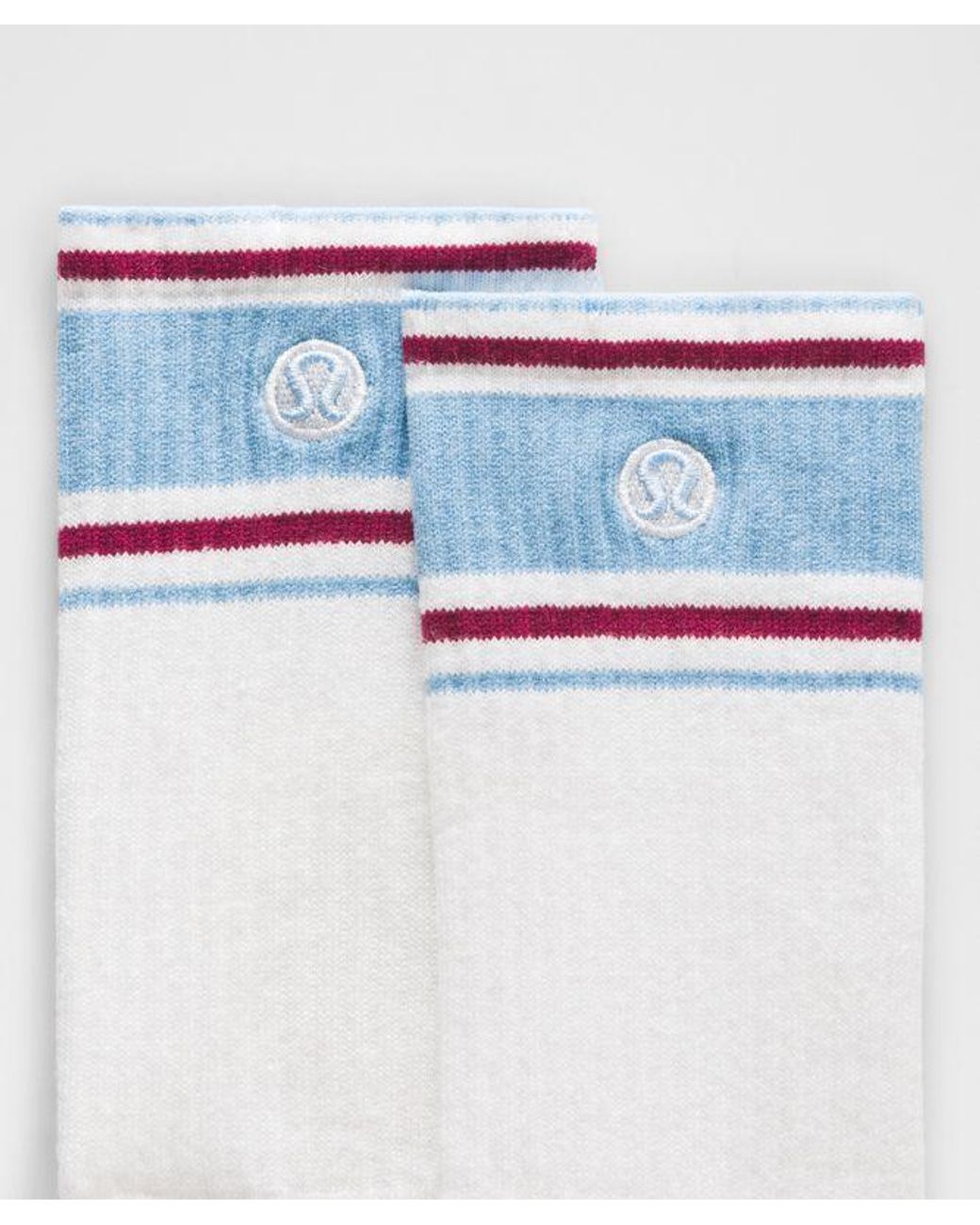 lululemon athletica Blue Daily Essential Crew Socks