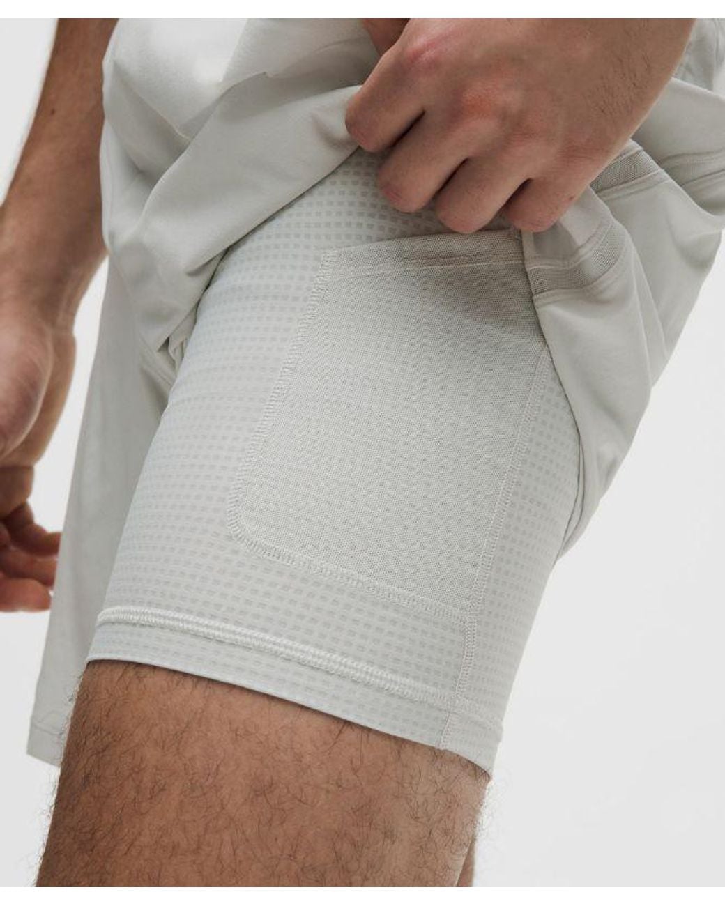 lululemon athletica Blue Pace Breaker Lined Short 7" for men