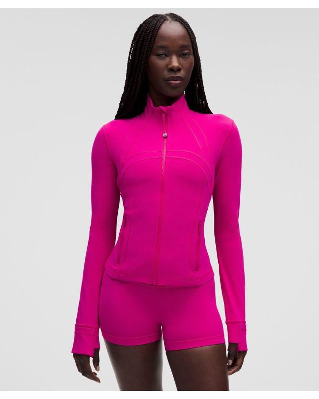 lululemon athletica Pink Define Cropped Jacket