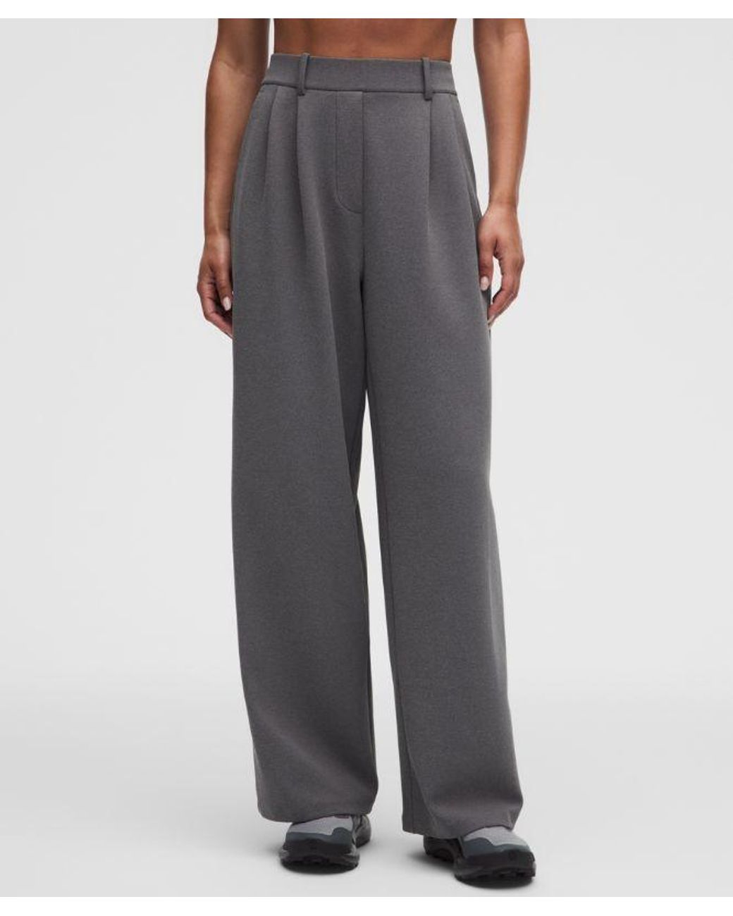 lululemon athletica Black – Daydrift High-Rise Wide-Leg Trousers Regular Twill – – Size Large