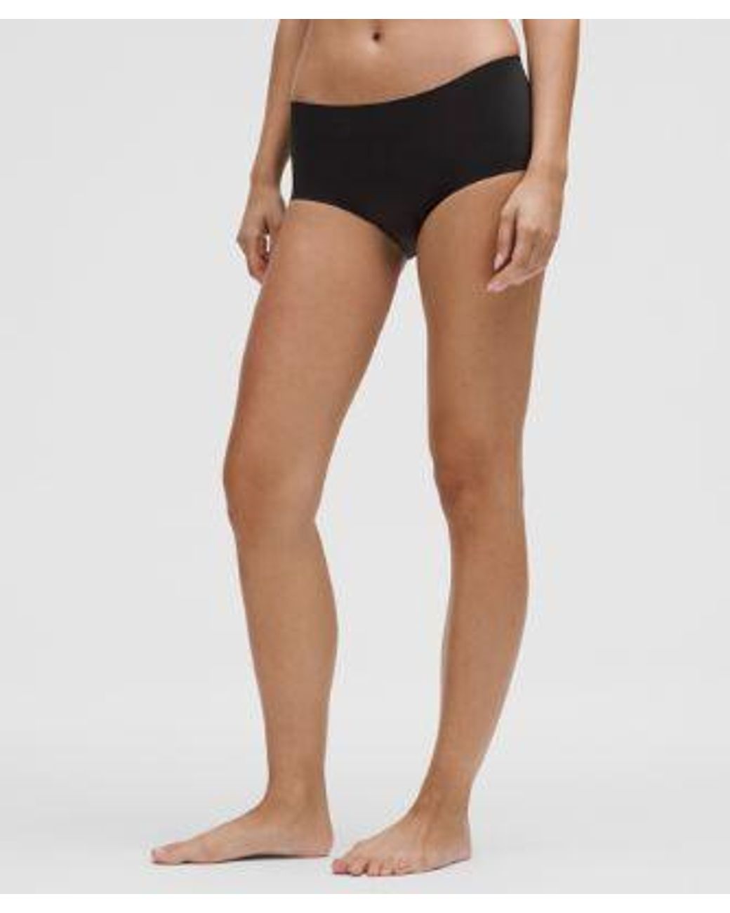 lululemon athletica Pink Invisiwear Mid-Rise Boyshort Underwear