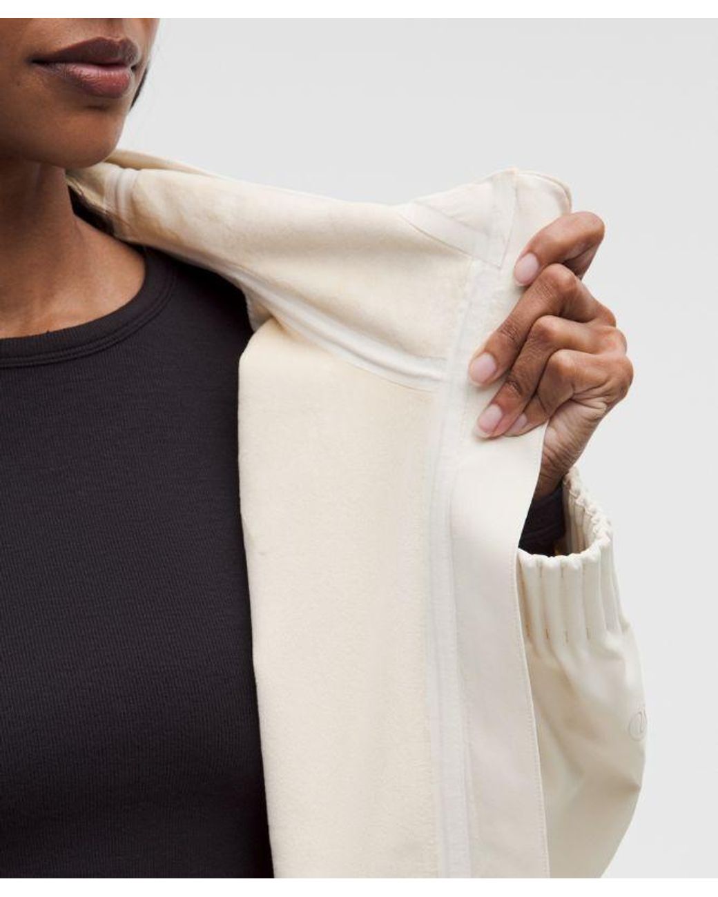 lululemon athletica White – Cross Chill Casual Hoodie – – Size Large