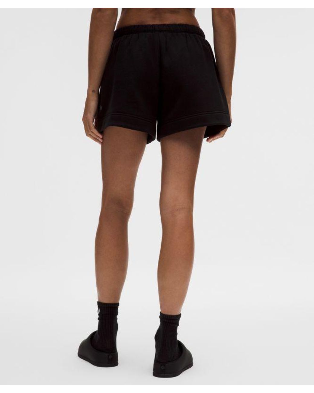 lululemon athletica Black Steady State Superloft Short 3.5"