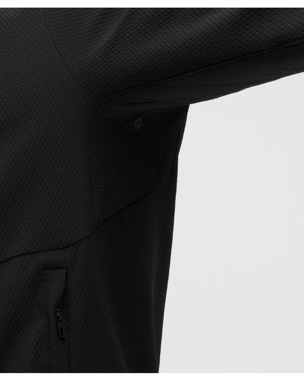 lululemon athletica Black – License To Train Textured Full Zip Jacket – – Size Large for men