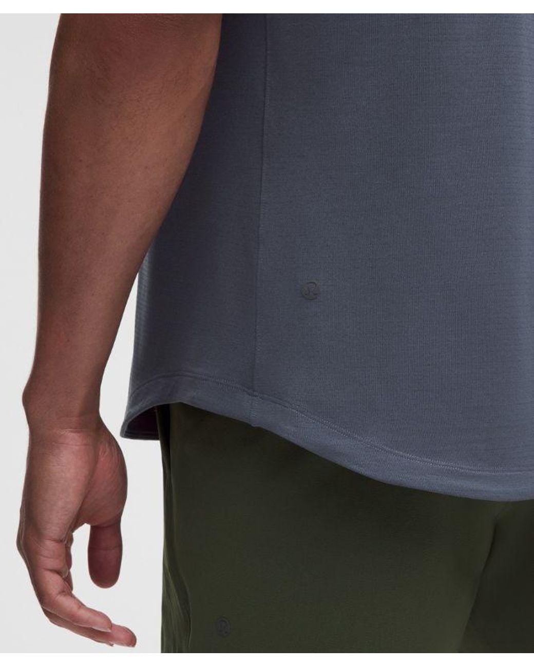 lululemon athletica Blue License To Train Short-Sleeve Shirt for men