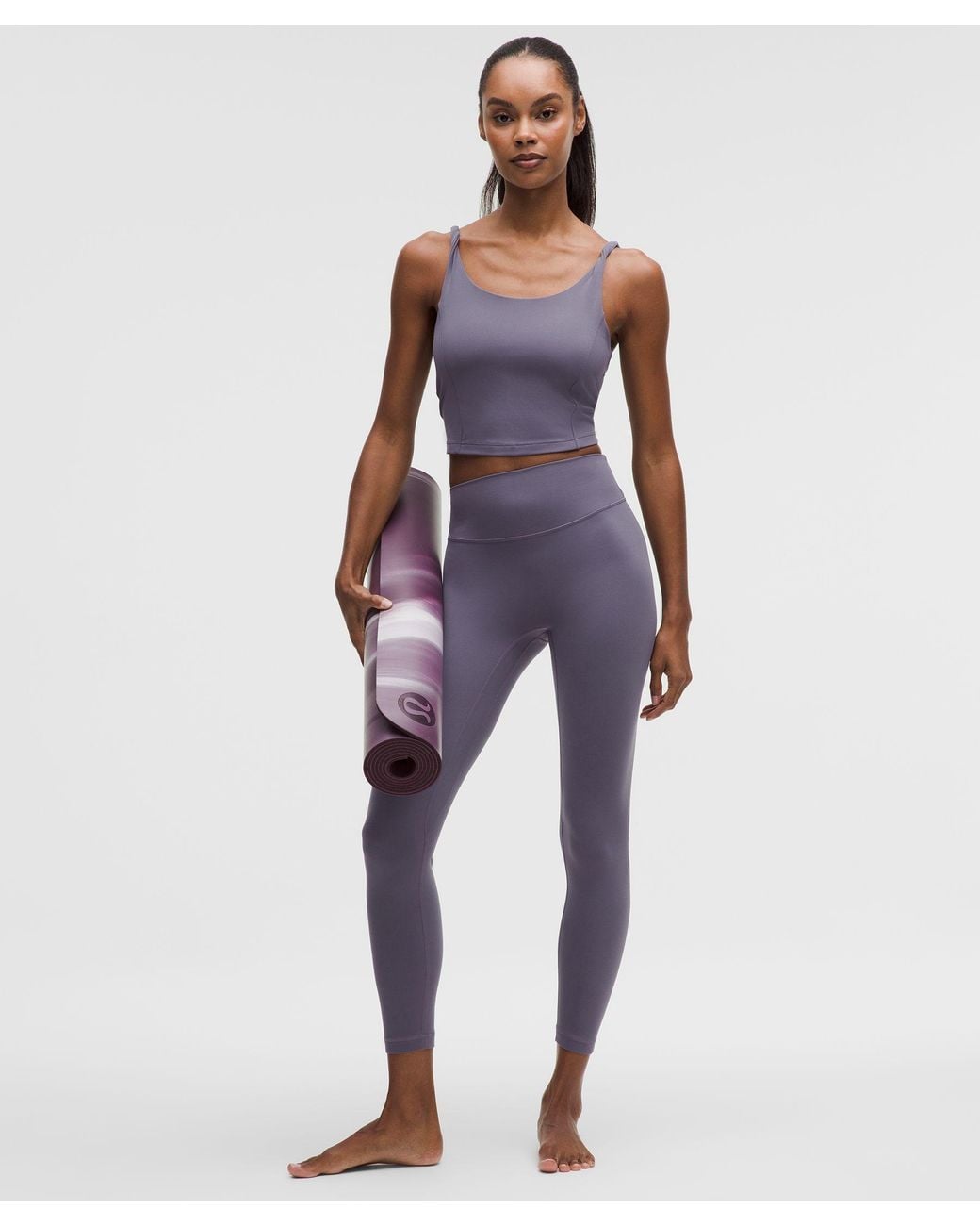lululemon Align Twist-Strap Cropped Tank Top in Blue | Lyst