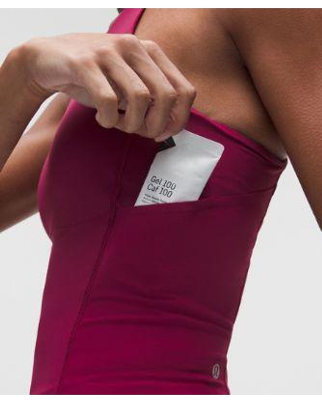 lululemon athletica Red – Fast And Free Tank Top Medium Support, B/C Cup – – Size 14