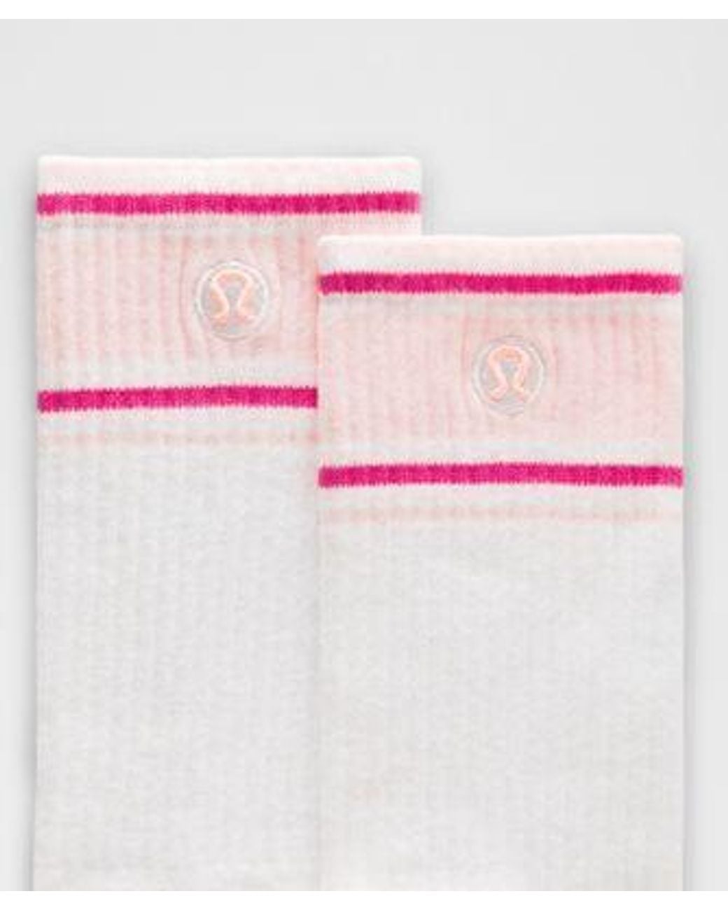 lululemon athletica White Daily Essential Crew Socks