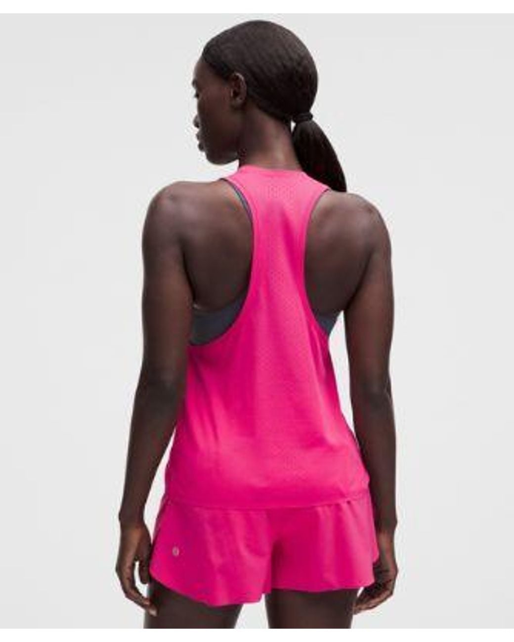 lululemon athletica Pink Fast And Free Singlet