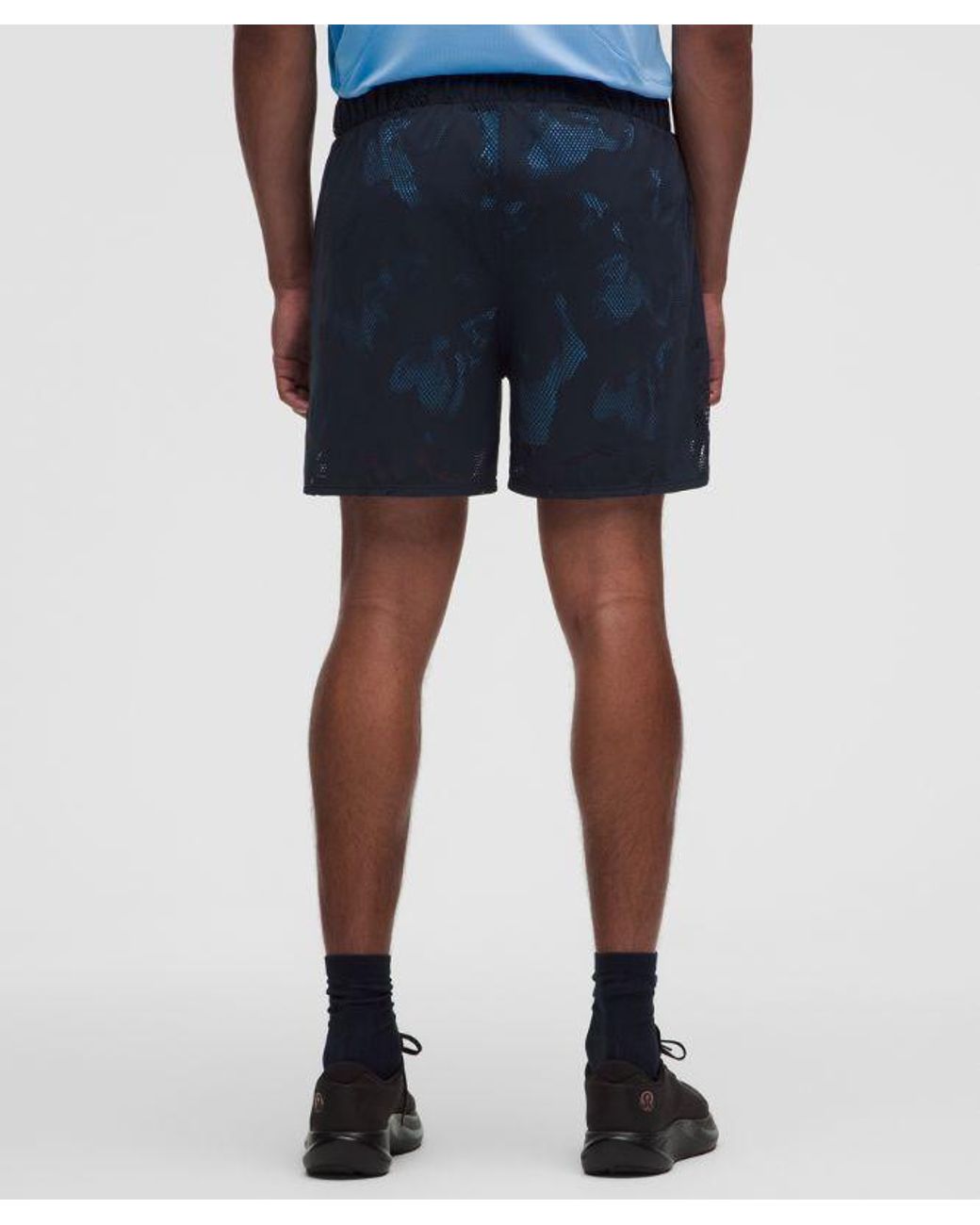 lululemon athletica Blue – Jacquard-Knit Shorts Slnsh Collection – 5" – – Size Large for men