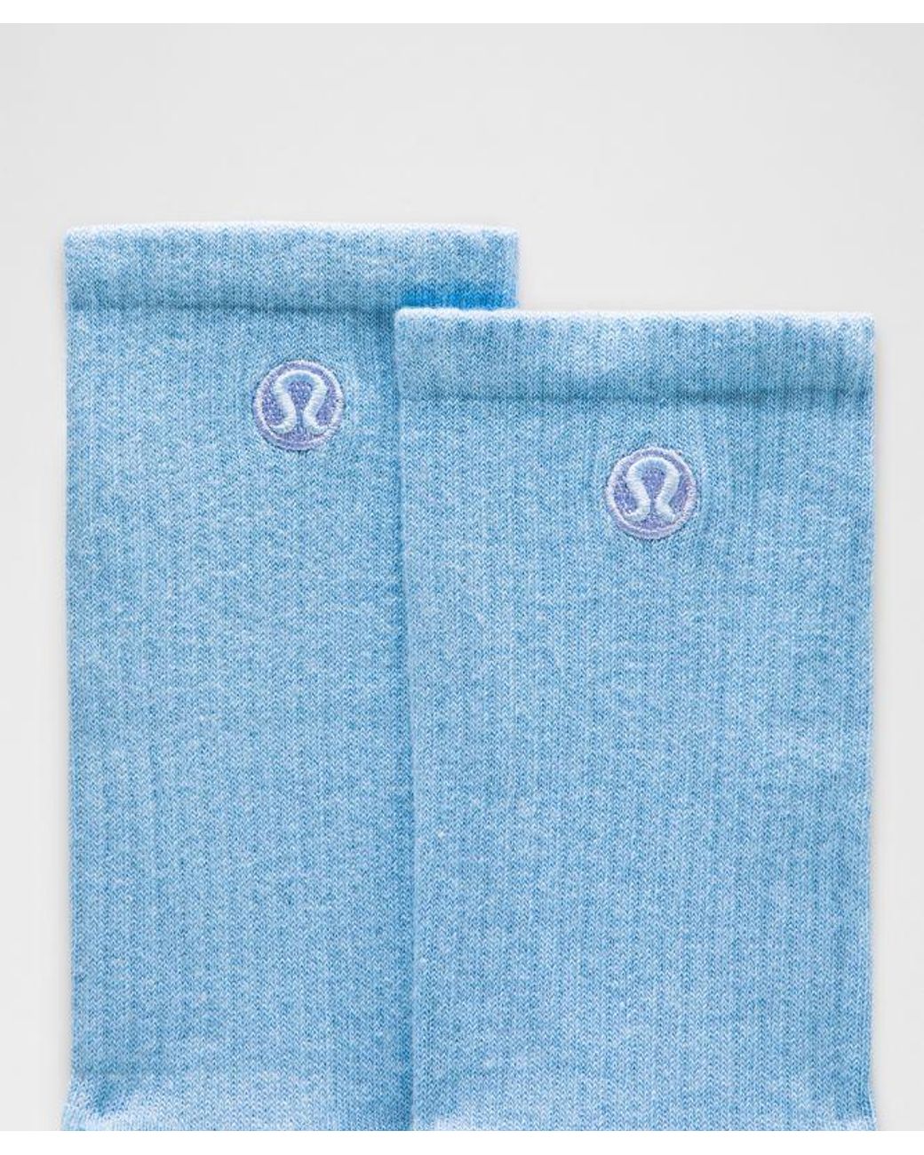 lululemon athletica Blue Daily Essential Crew Socks