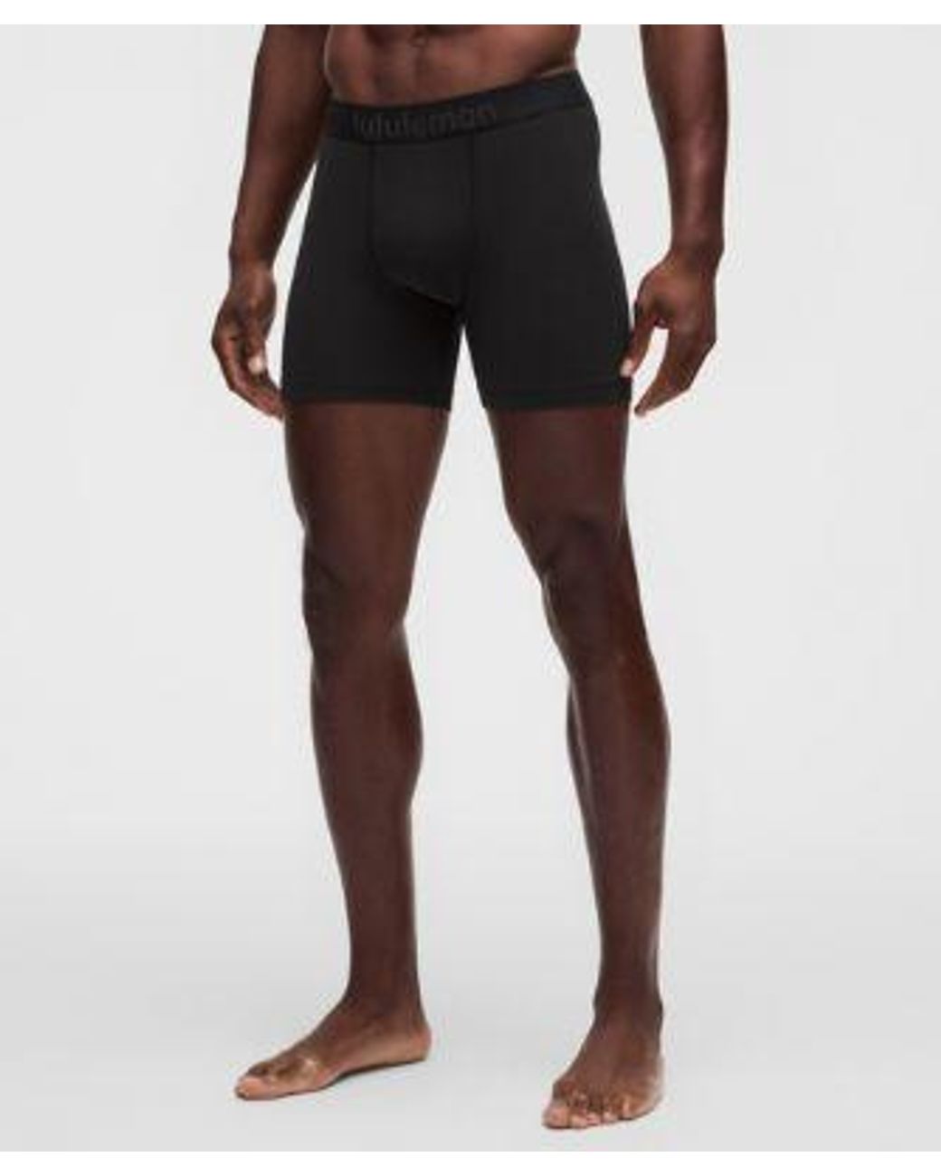 lululemon athletica Black Soft Stretch Active Boxer Brief 5" for men