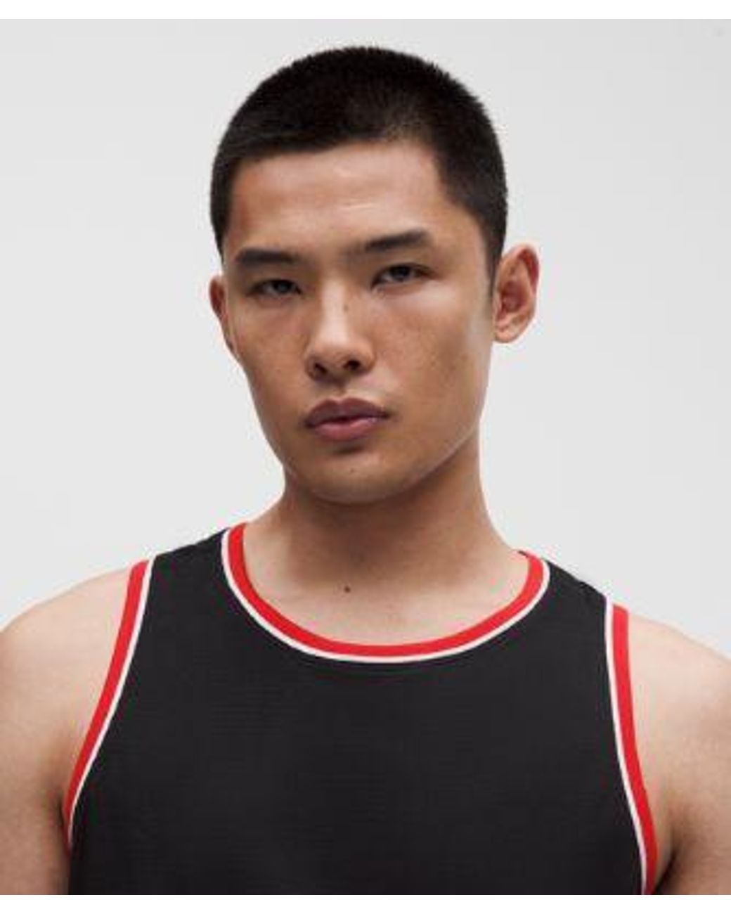 lululemon athletica Black Metal Vent Tech Tank for men