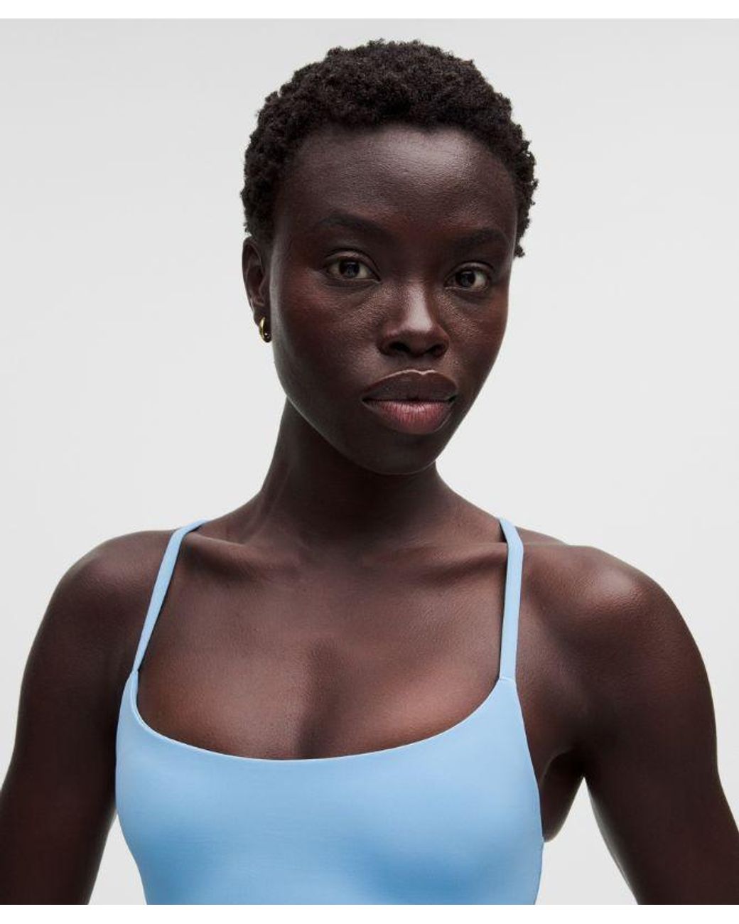 lululemon athletica Blue Wunder Train Strappy Racer Bra