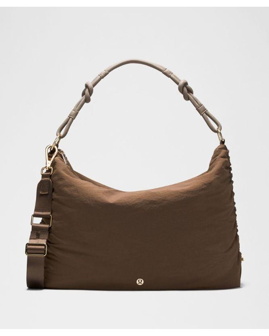 lululemon athletica Brown – Convertible Ruched Crossbody Bag Large 16L –