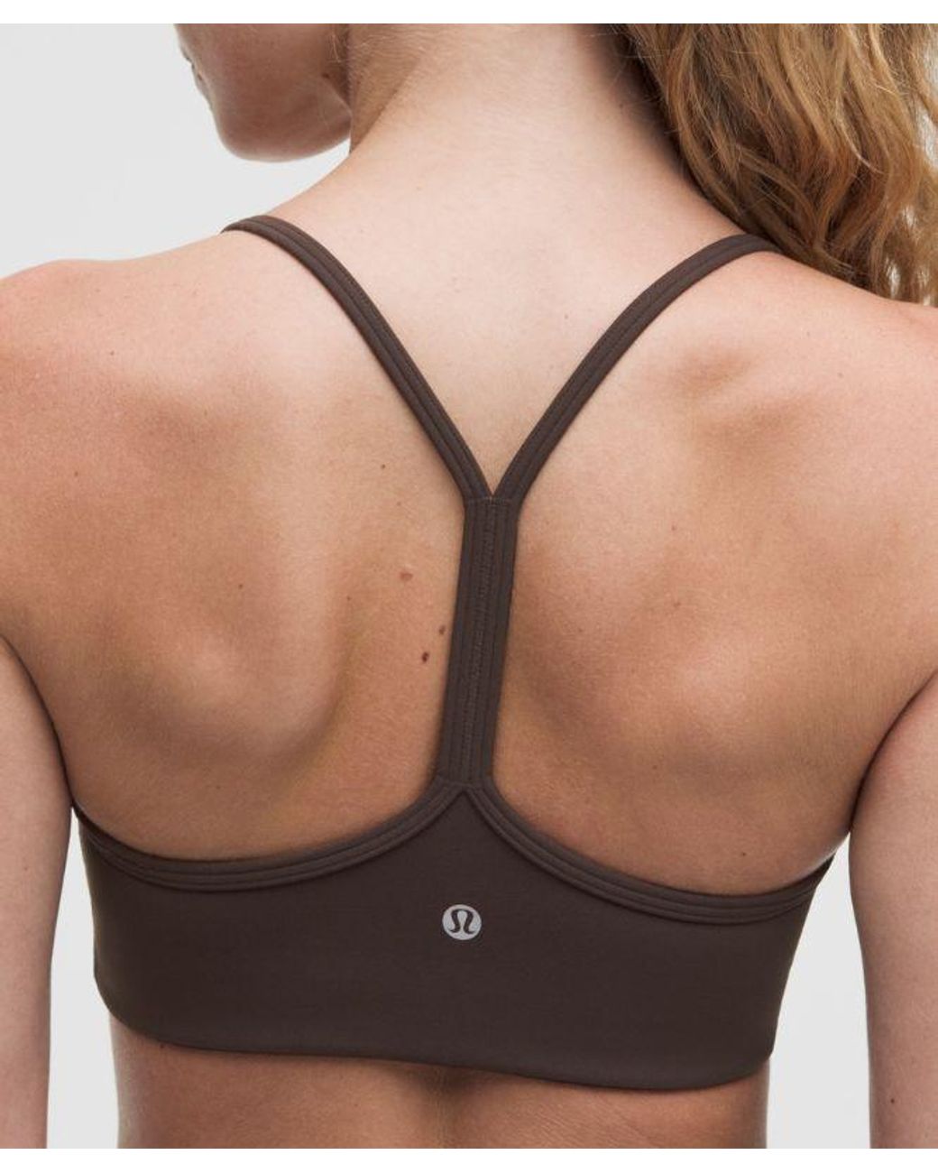 lululemon athletica Blue – Flow Y Sports Bra Light Support, A/B Cup Design – – Size Large