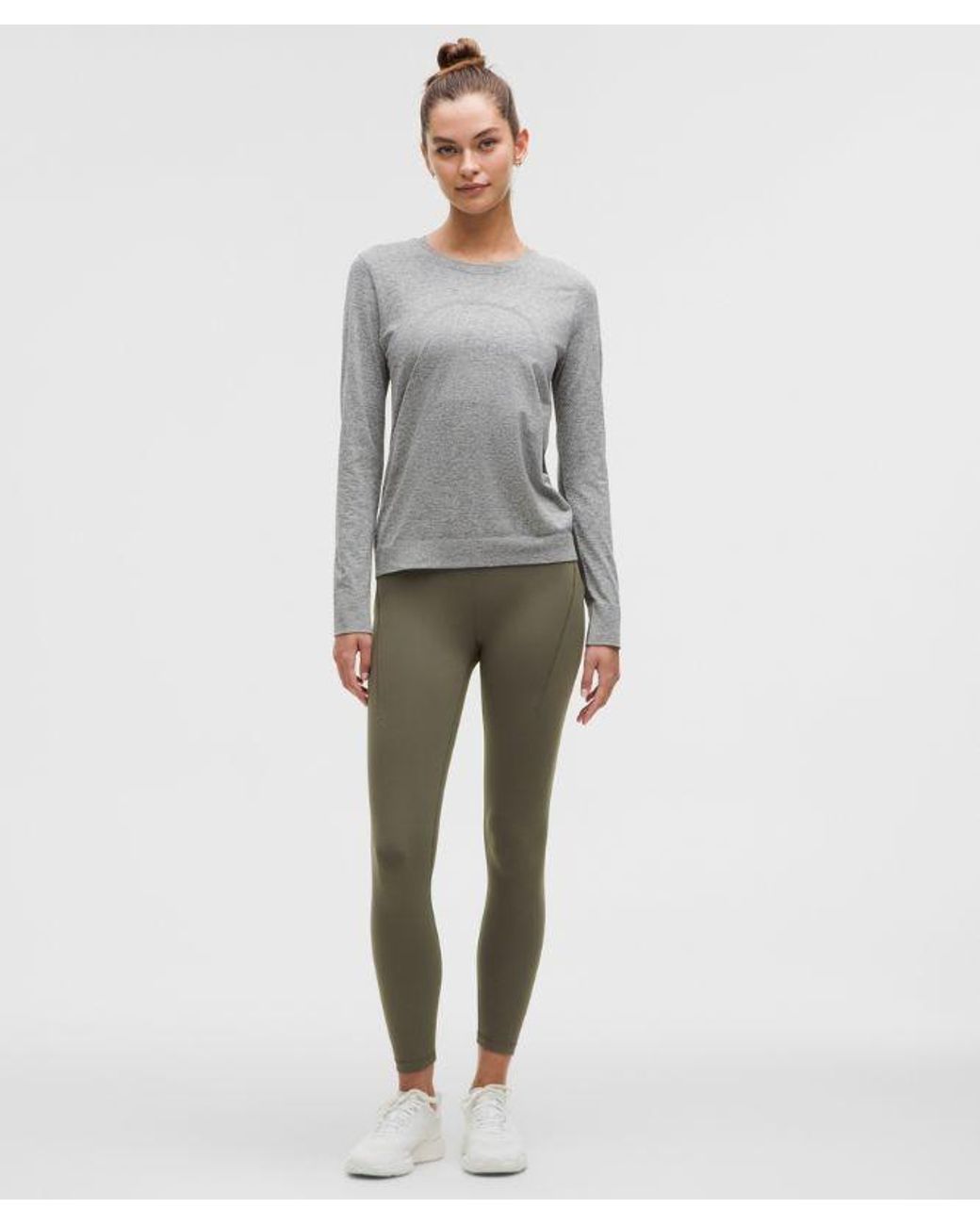 lululemon athletica Green – Wunder Train High-Rise Tight Leggings With Pockets – 25" – – Size 4