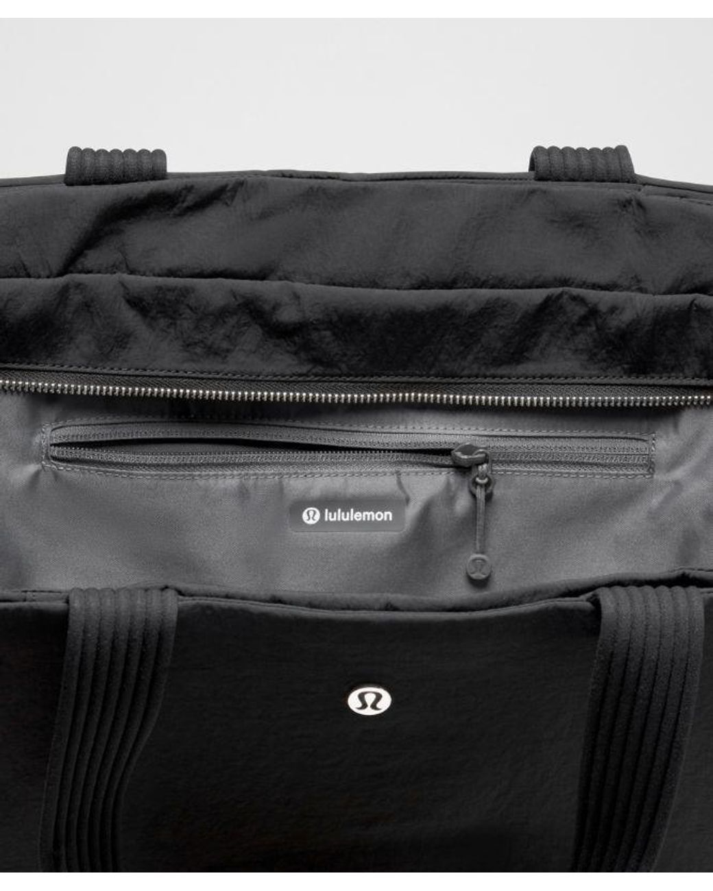 lululemon athletica Black Triple Compartment Tote Bag 18L
