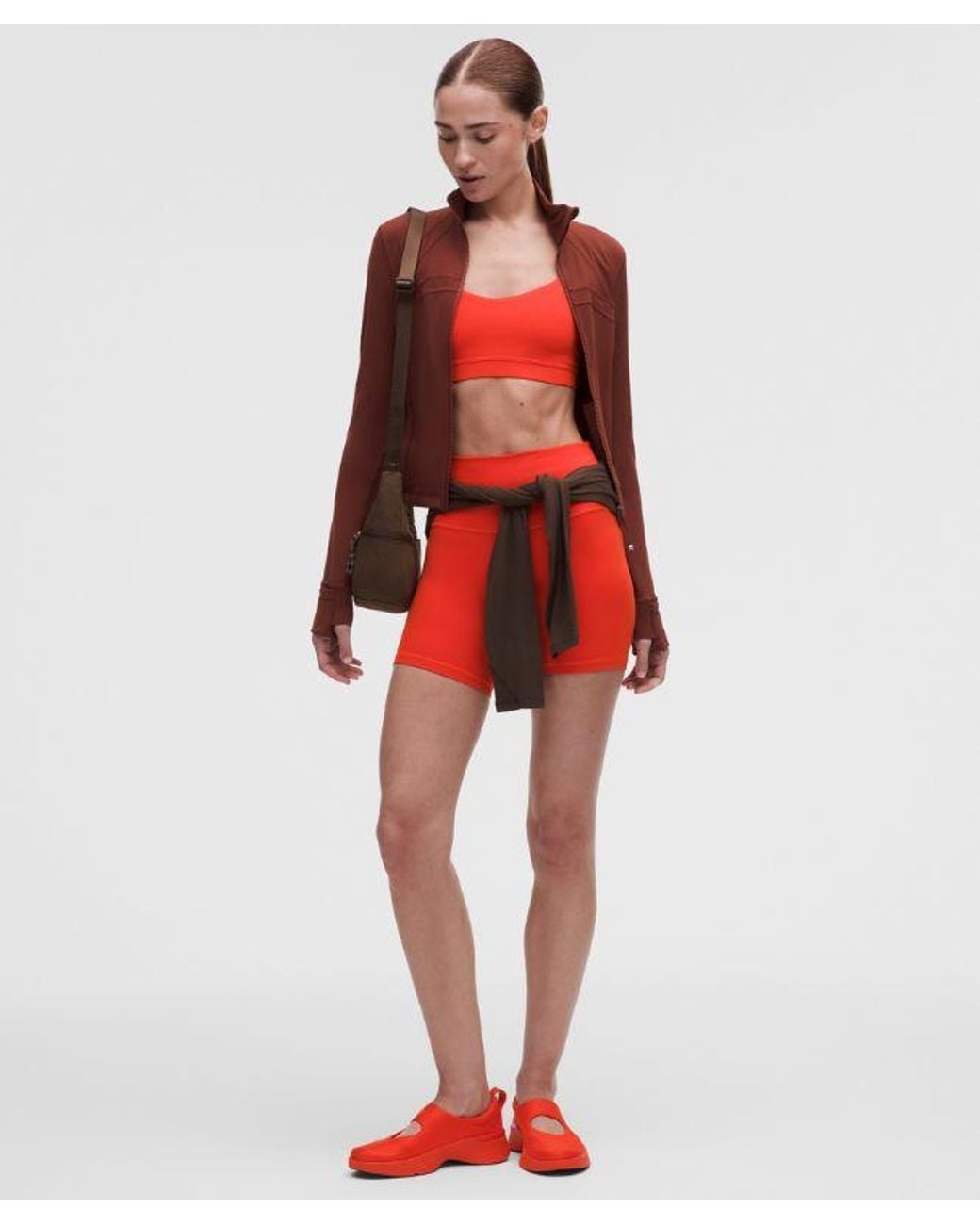 lululemon athletica Red – Define Cropped Jacket Nulu – – Size 18