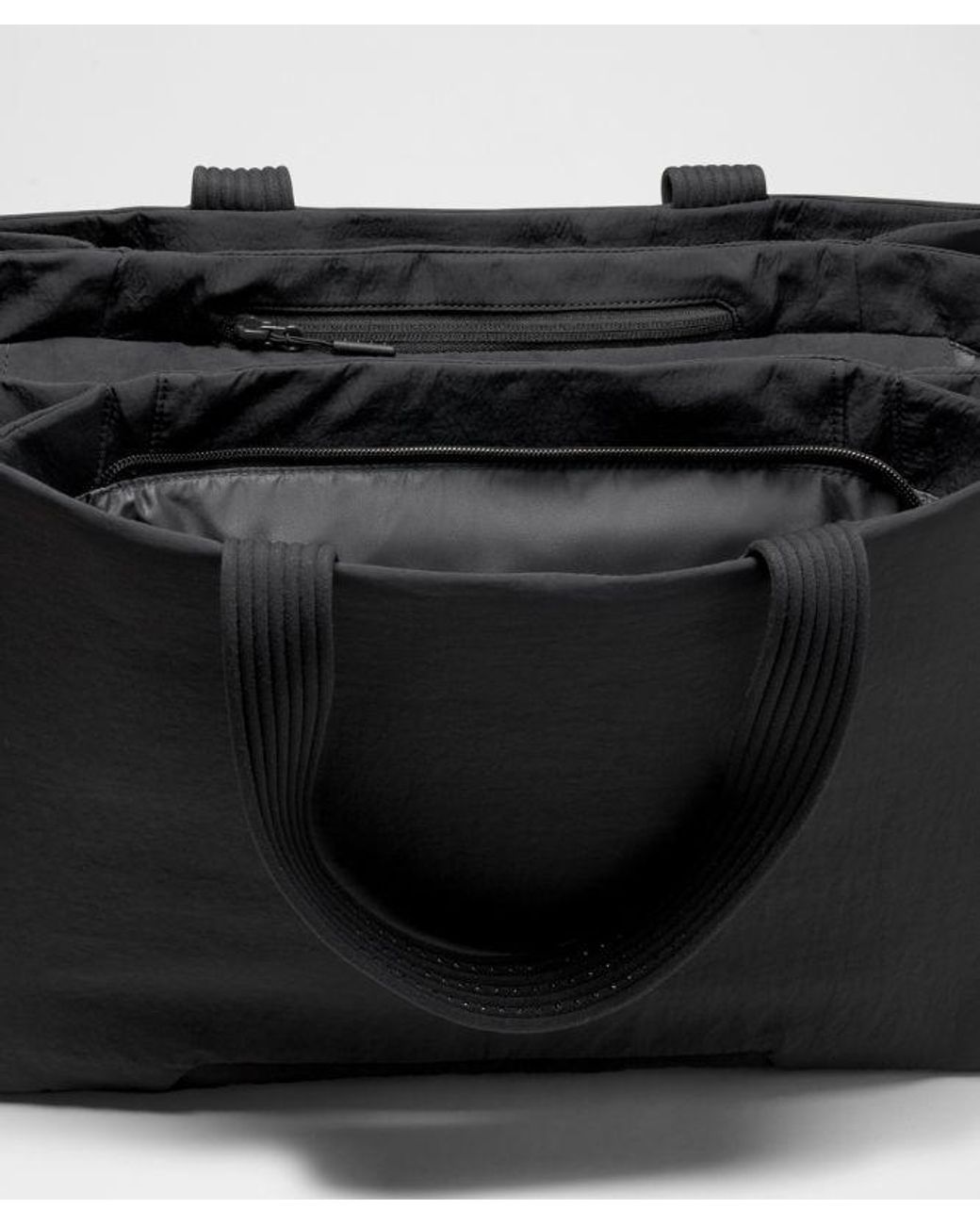 lululemon athletica Black Triple Compartment Tote Bag 18L