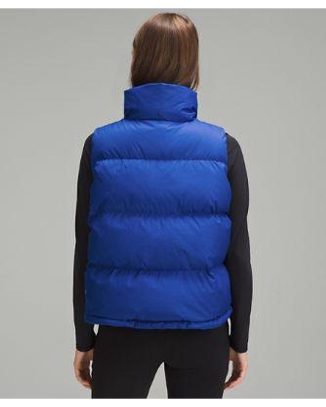 lululemon athletica Wunder Puff Cropped Vest - Color Blue - Size 0