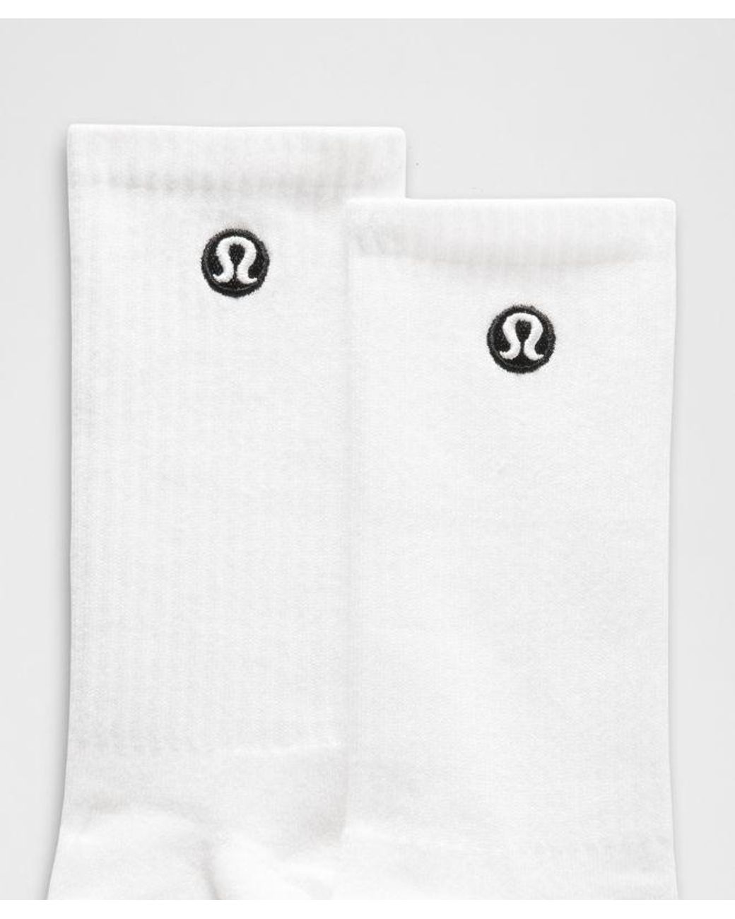 lululemon athletica White Daily Essential Crew Socks