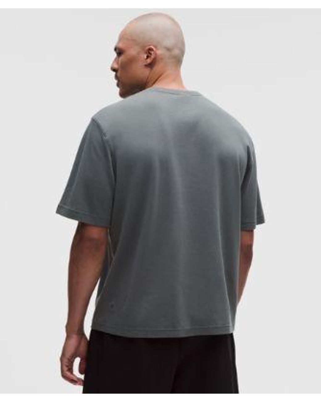 lululemon athletica Gray – Pique Performer Relaxed T-Shirt – – Size Large for men