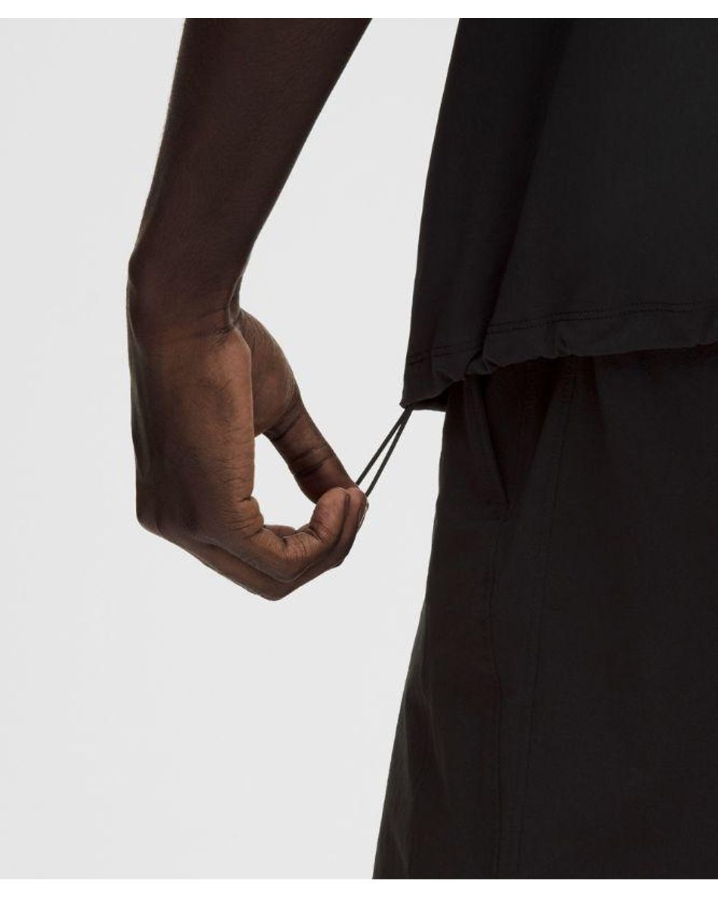 lululemon athletica Black Windproof Full-Zip Golf Vest for men