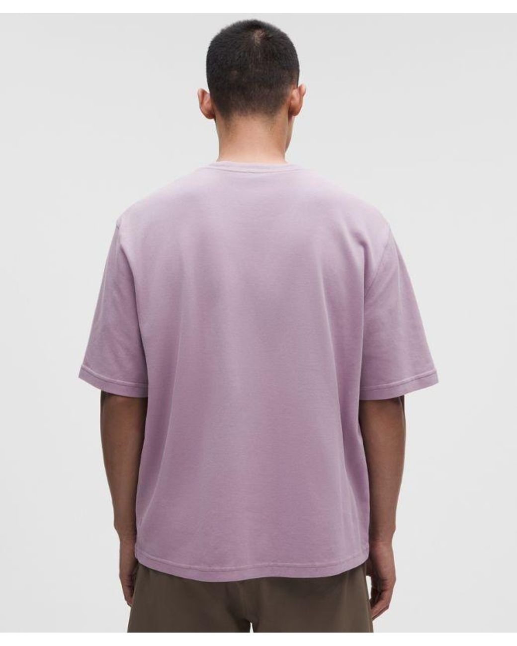 lululemon athletica Purple Pique Performer Relaxed T-Shirt for men