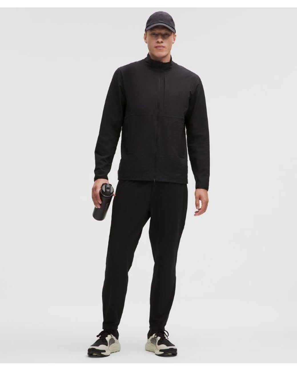 lululemon athletica Black – Grid Full-Zip Jacket – – Size Small for men
