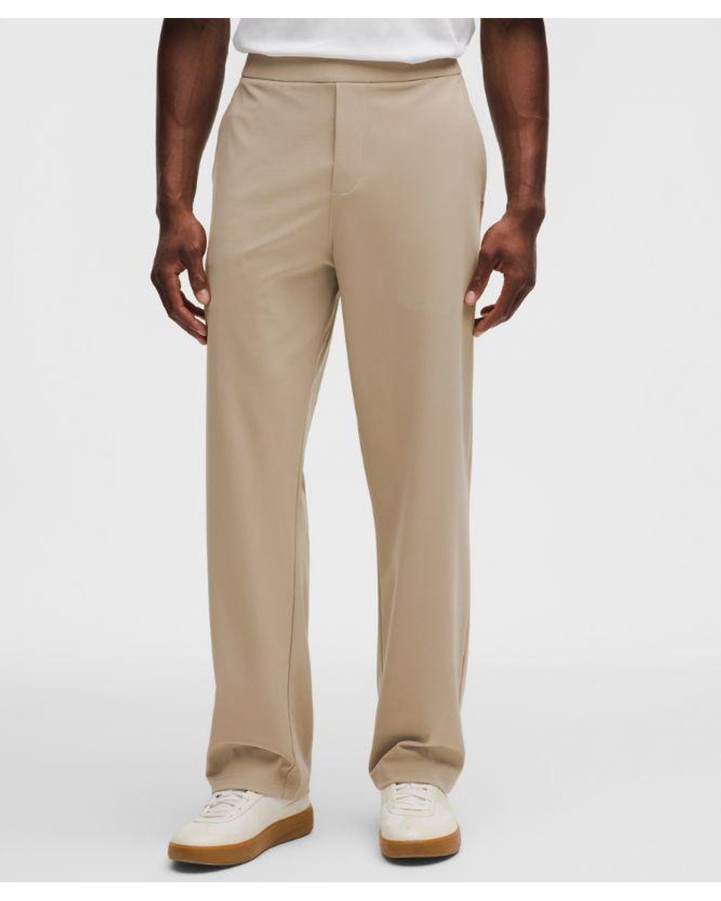 lululemon athletica Brown – Daydrift Classic-Fit Trousers Regular No Belt Loops – Color Khaki – for men
