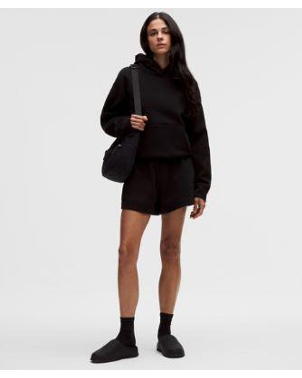 lululemon athletica Black Steady State Superloft Short 3.5"