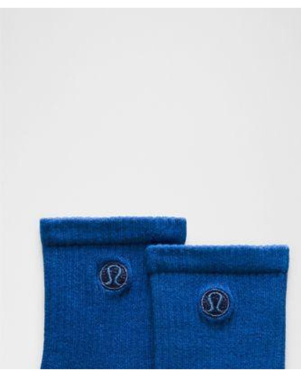 lululemon athletica Blue – Daily Essential Quarter Socks – – Size Large