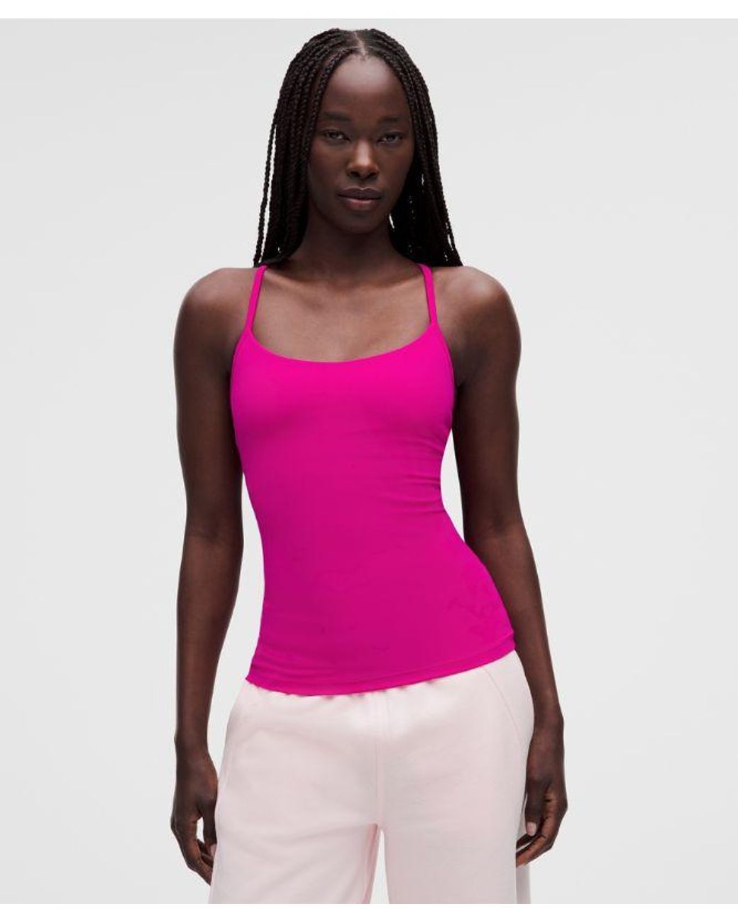 lululemon athletica Pink Flow Y Tank Top