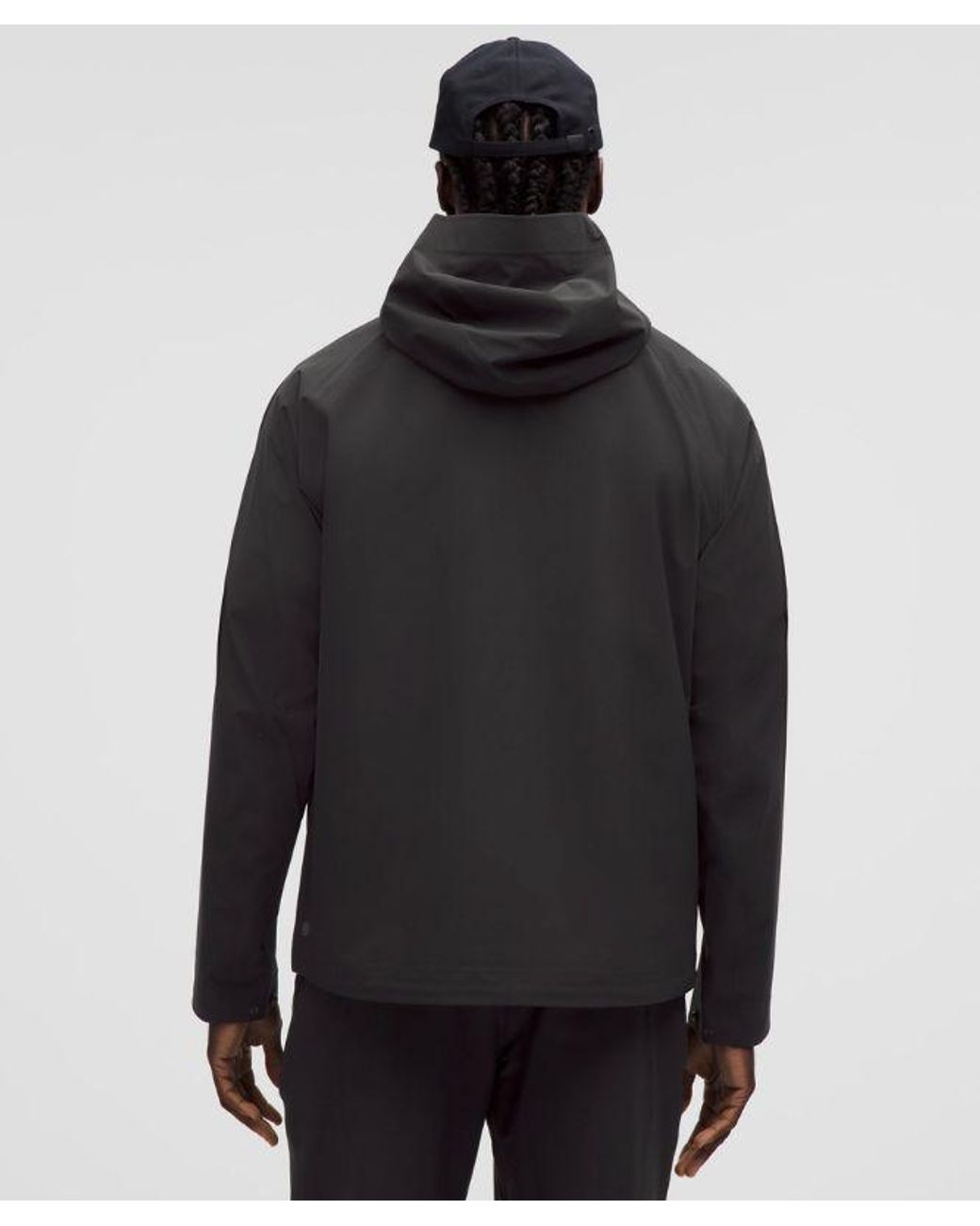 lululemon athletica Black Stretch Glyde Waterproof Jacket for men