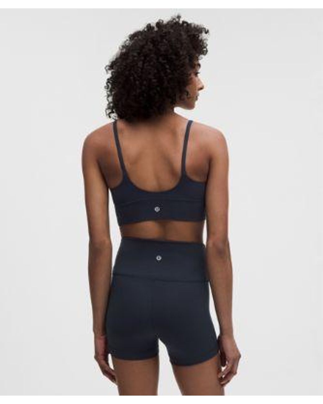 lululemon athletica Blue Focuser Scoop-Neck Bra Nulu