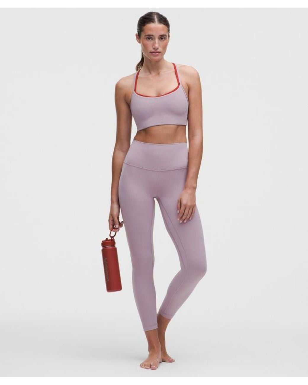 lululemon athletica Red – Align High-Rise Pants – 25" – Color Printed – Size 4