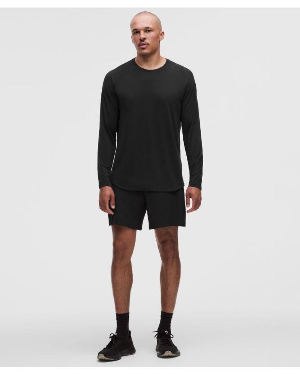 lululemon athletica Black License To Train Long-Sleeve Shirt for men
