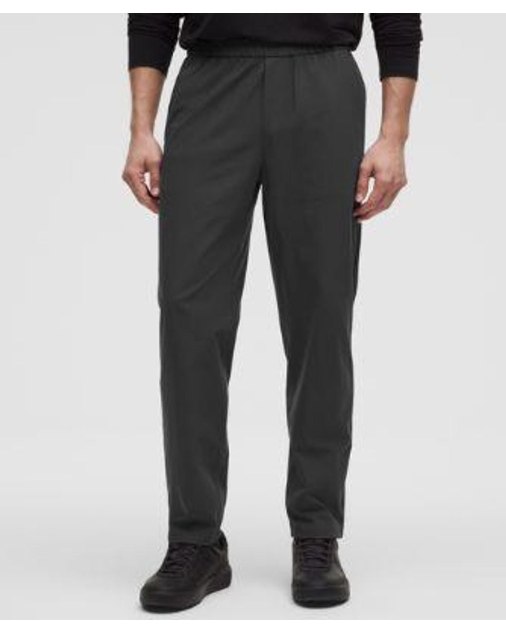 lululemon athletica Gray Abc Warpstreme Pull-on Trousers Regular - Color Black - Size L for men