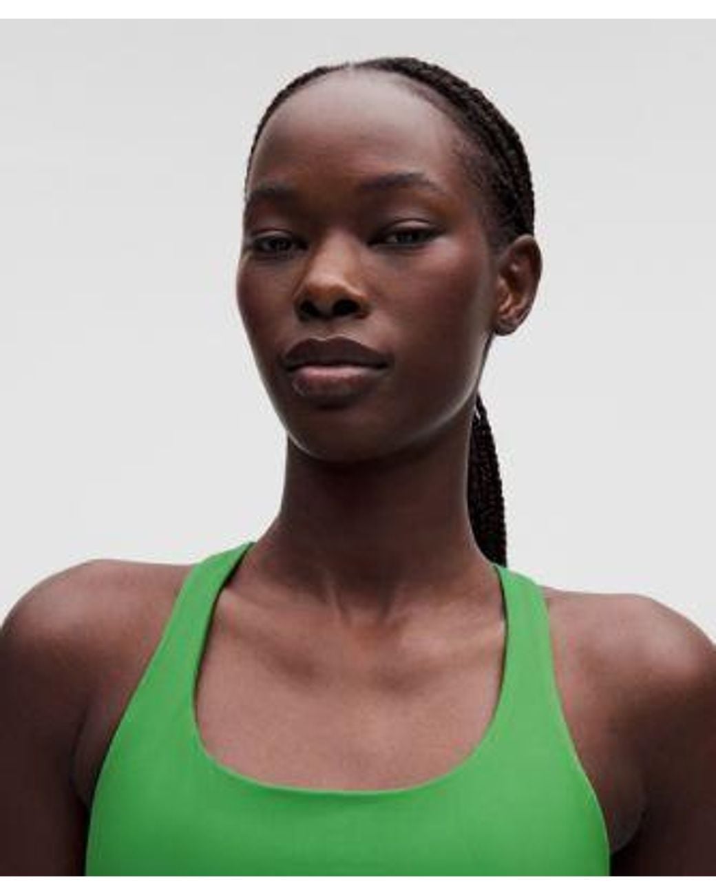 lululemon athletica Green – Energy Longline Sports Bra Medium Support, B-D Cups Evolve – – Size Large