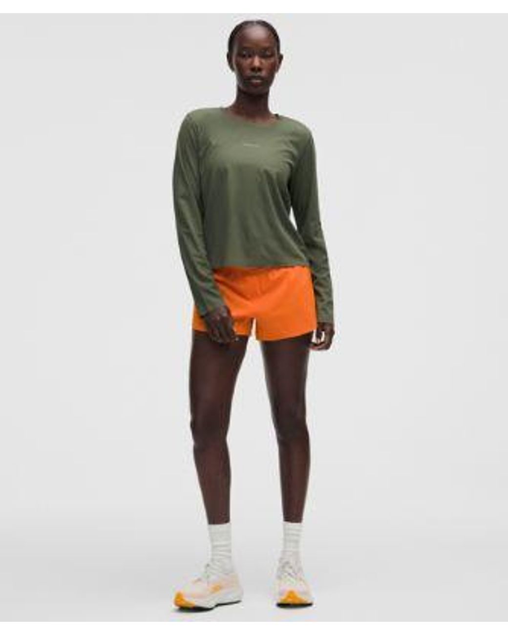 lululemon athletica Green – Fast And Free Long-Sleeve Shirt – – Size Large