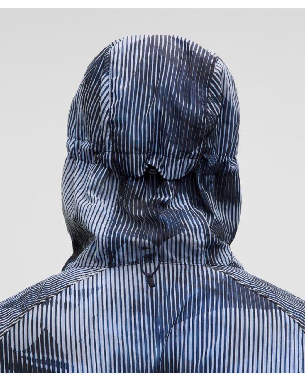 lululemon athletica Blue – Transparent Overlay Jacket Slnsh Collection – – Size Large for men