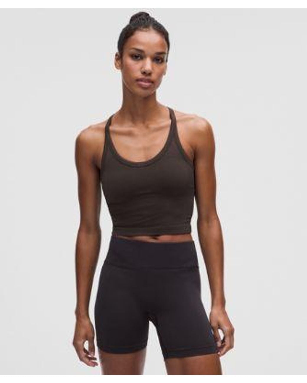 lululemon athletica Black Get Low Cross-Back Training Tank Top