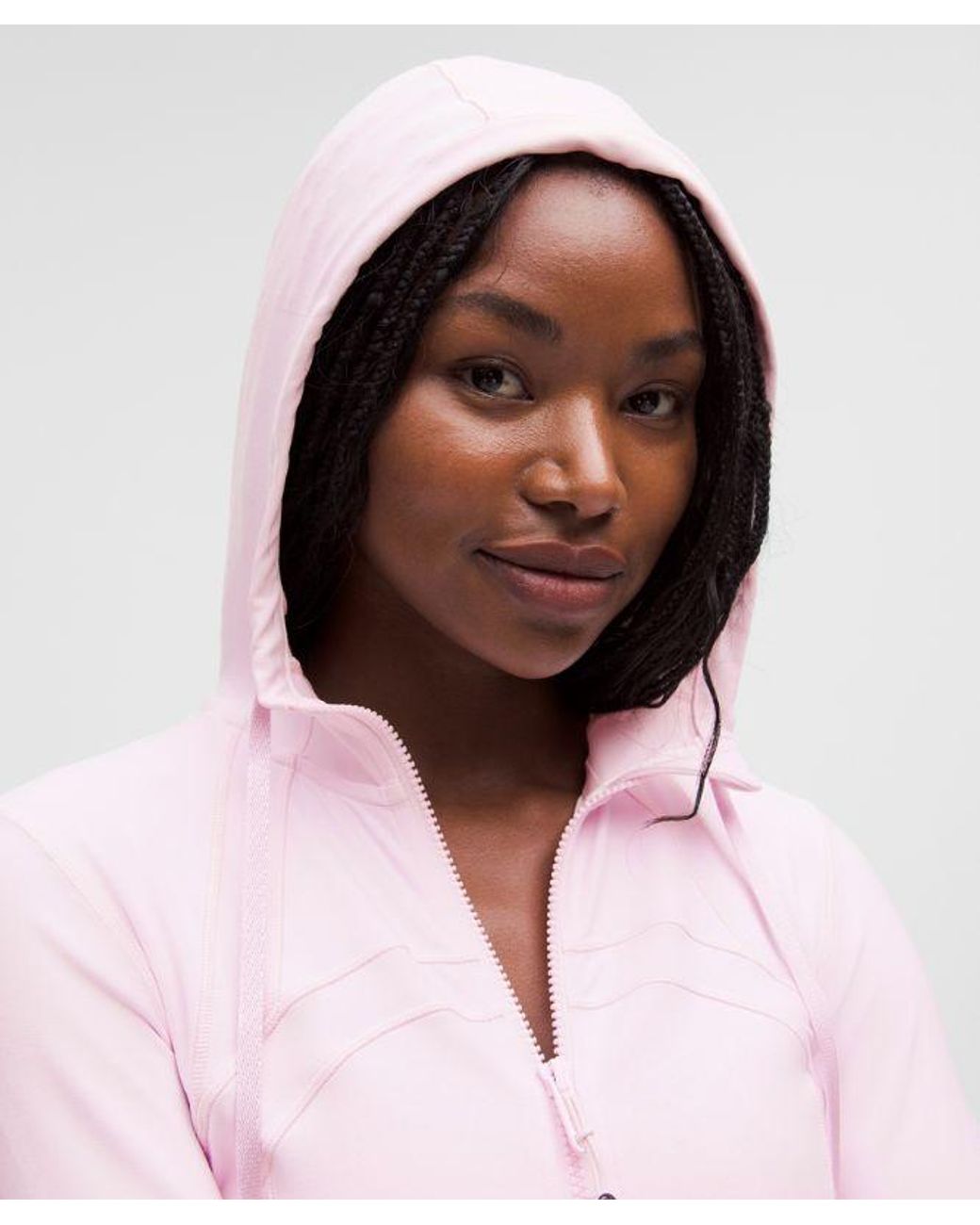 lululemon athletica Pink – Define Cropped Hooded Jacket Nulu – – Size 10